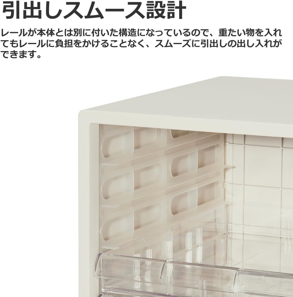 Thumbnail 4 de プラス LC-107A A4縦型レターケース 浅型7段・ホワイト、再生樹脂製