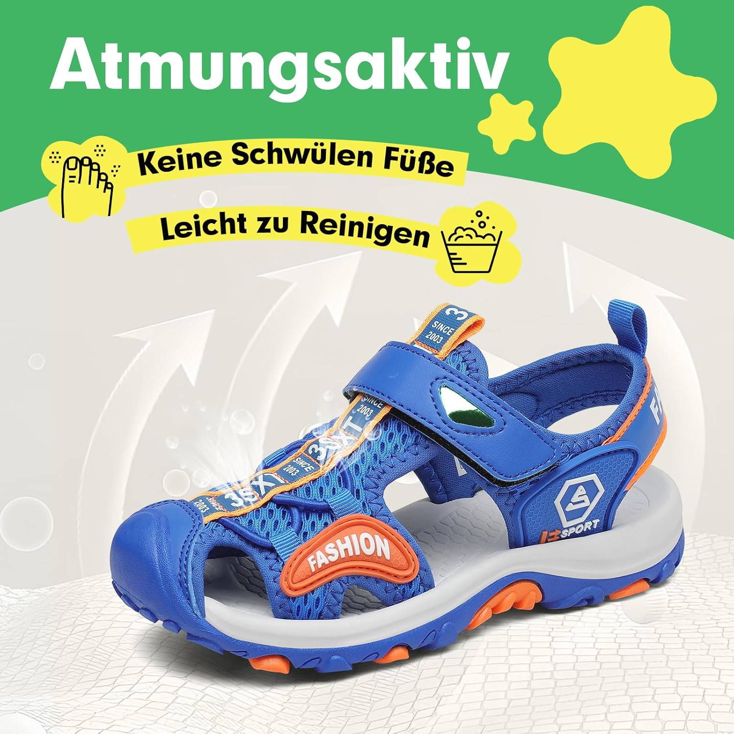 Thumbnail 2 de SAGUARO Geschlossene Sandalen Kinder – Trekking, atmungsaktiv und robust