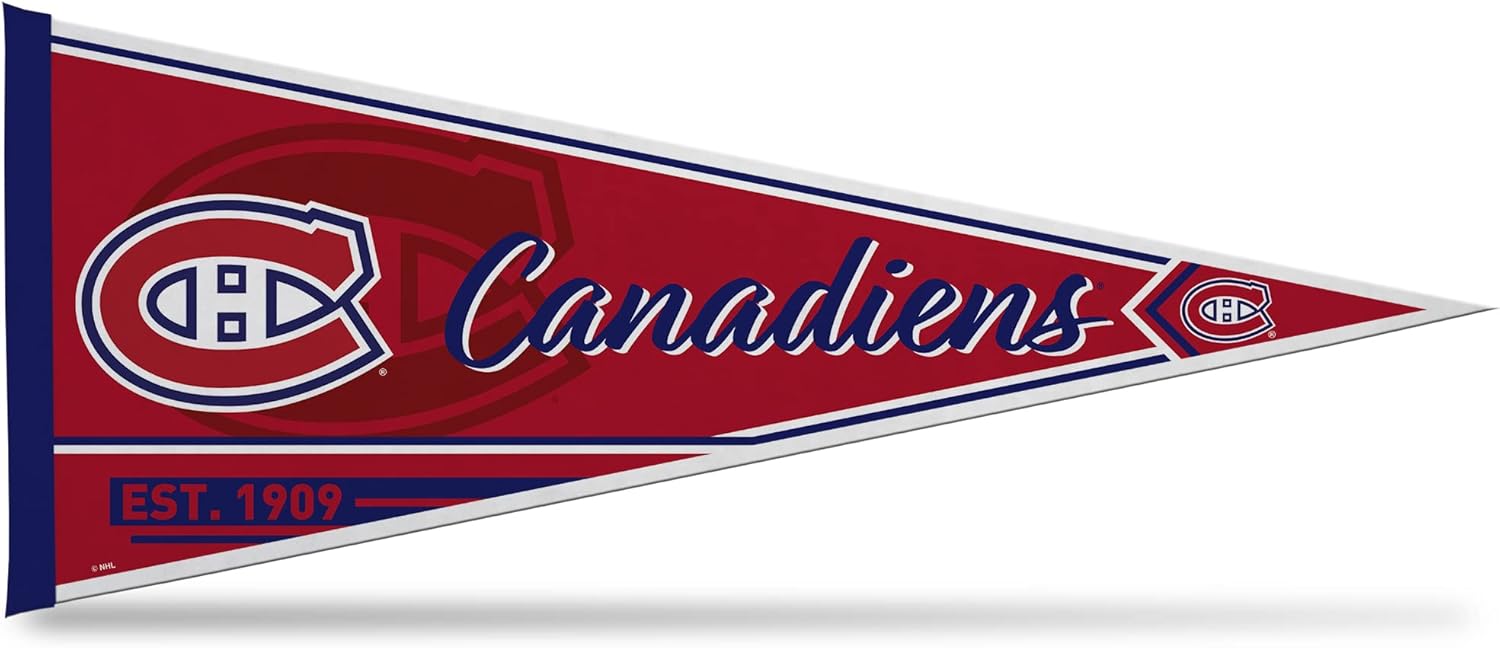 Thumbnail 6 de Rico Industries NHL Hockey Classic Felt Wall Décor Pennant (12" x 30")