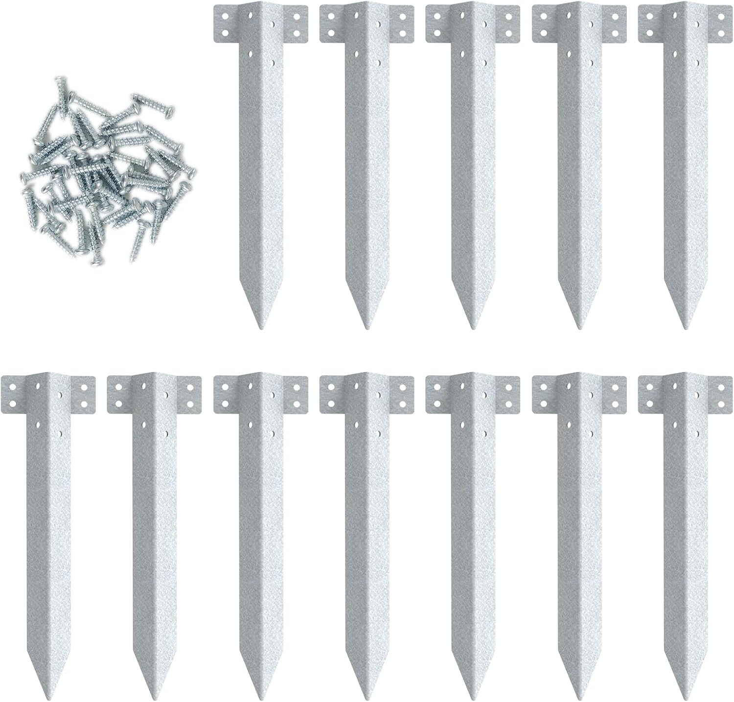 Thumbnail 6 de 24 Pack railway sleeper brackets for edging
