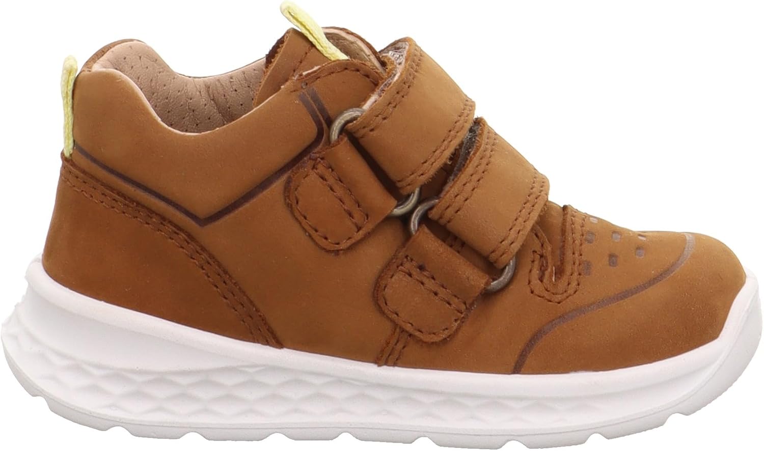 Thumbnail 4 de Superfit BREEZE Sneaker 1-000363 Jungen – Halbschuh/Lauflernschuh/Erstlingsschuh aus Leder in Braun/Gelb