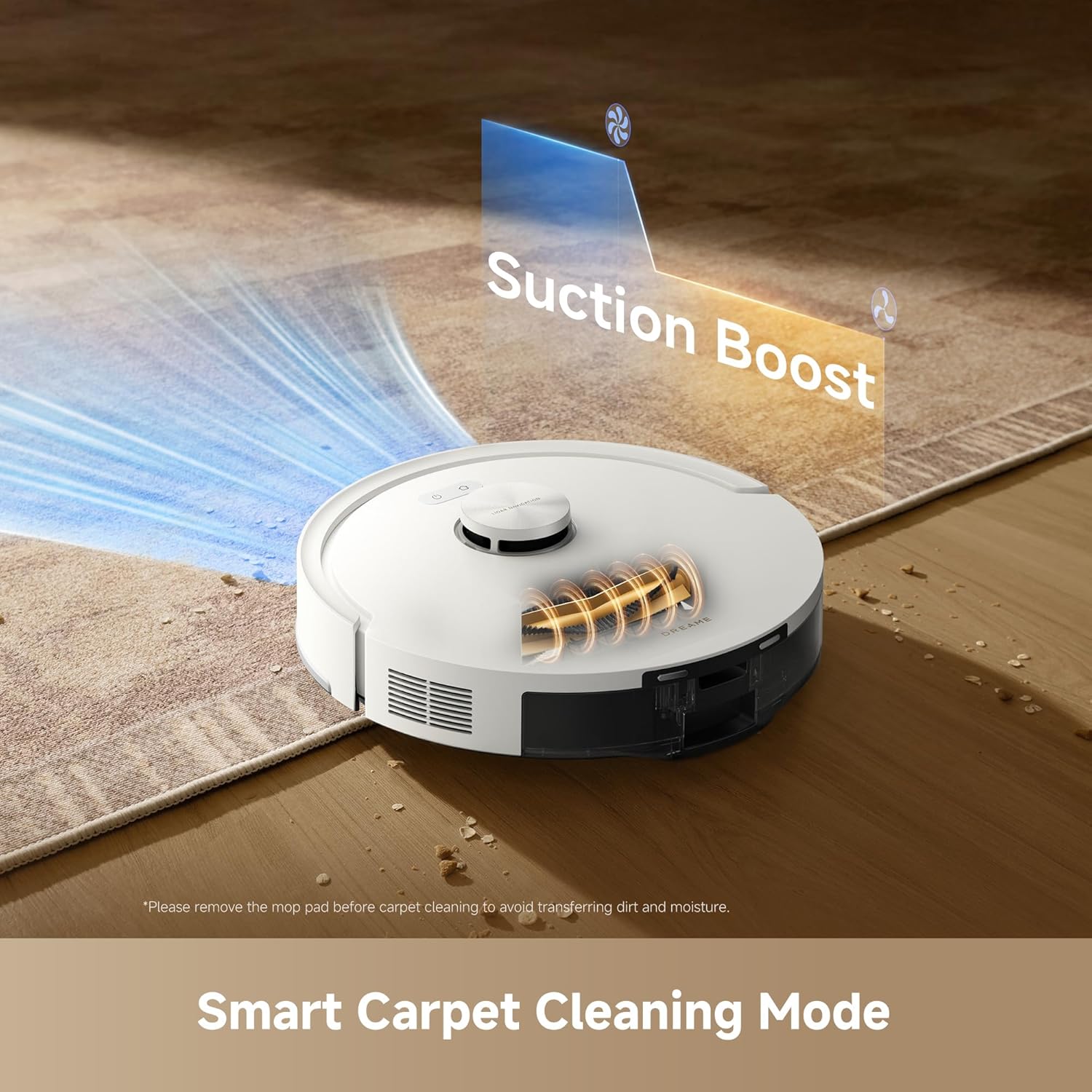 Thumbnail 6 de DREAME D20 Air Plus Robot Vac and Mop Combo: Deep Cleaning Comes Easy