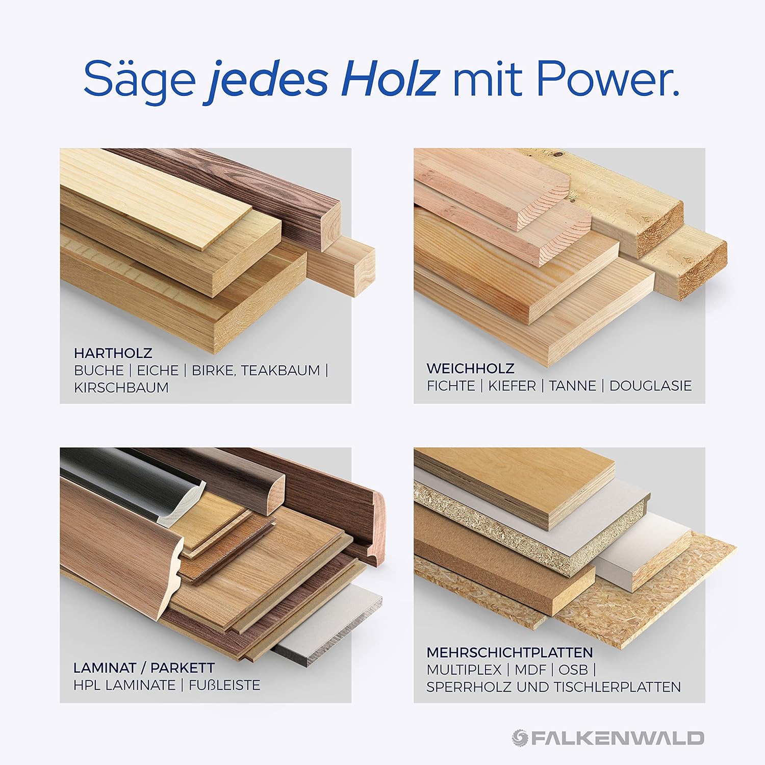 Thumbnail 1 de FALKENWALD Sägeblatt 250x30 Holz für Holzschnitt
