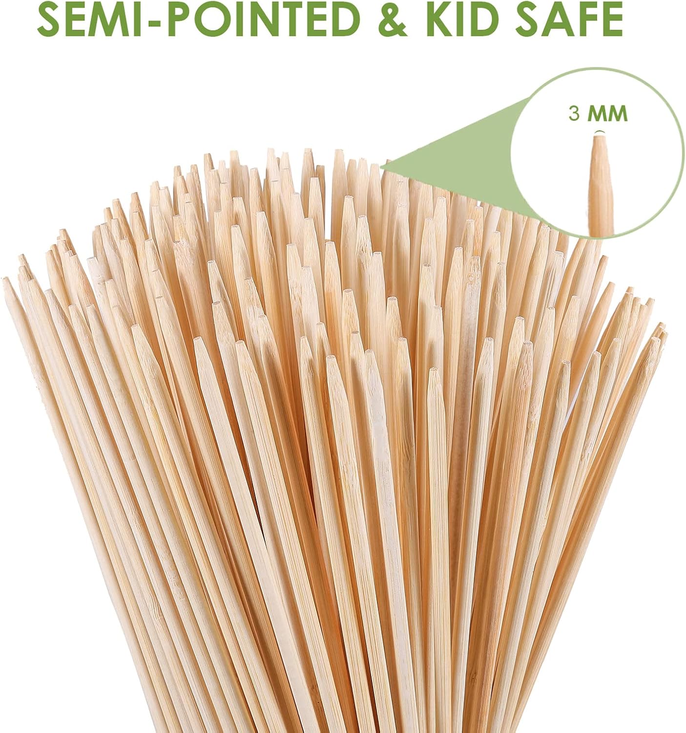 Detalle 2 de Marshmallow Roasting Sticks 120 PCS 90cm