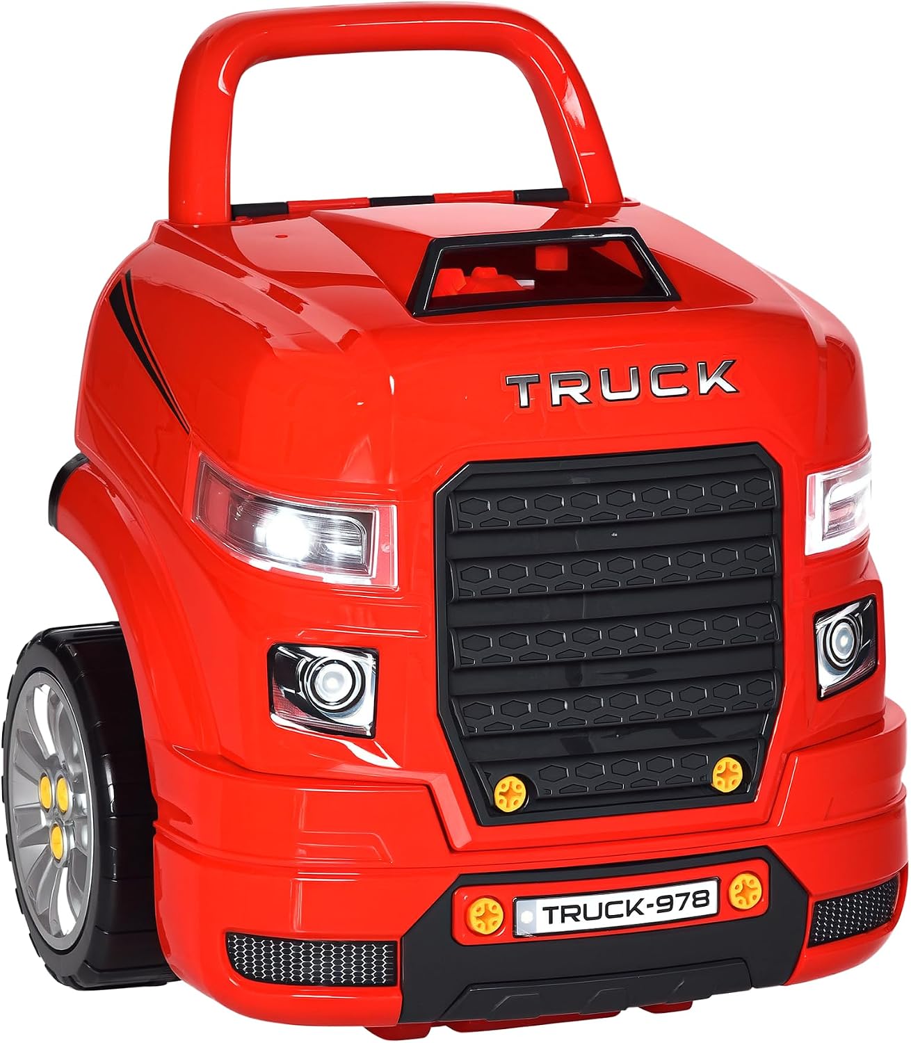 Detalle de HOMCOM Motor de Camión para Niños 61 piezas