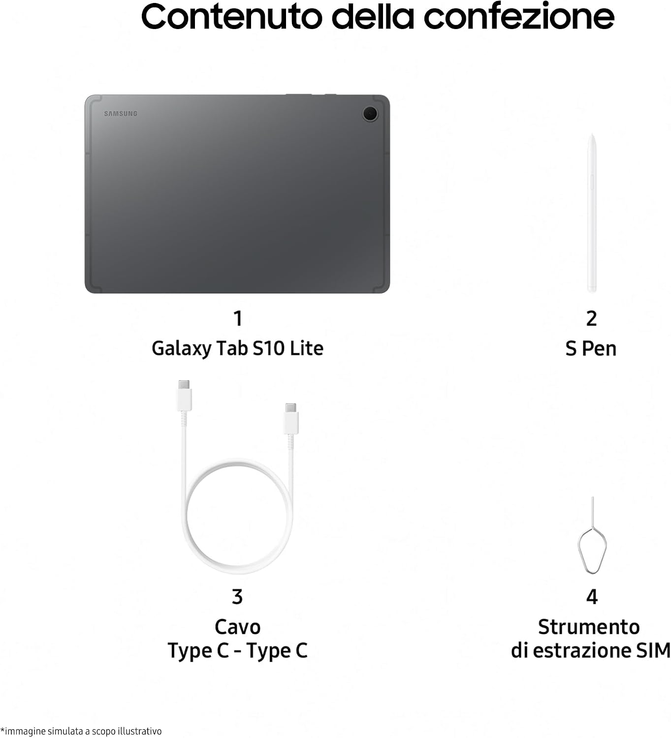 Detalle de Samsung Galaxy Tab S10 Lite 6GB RAM, 128GB, WiFi — Compatta potenza e versatilità