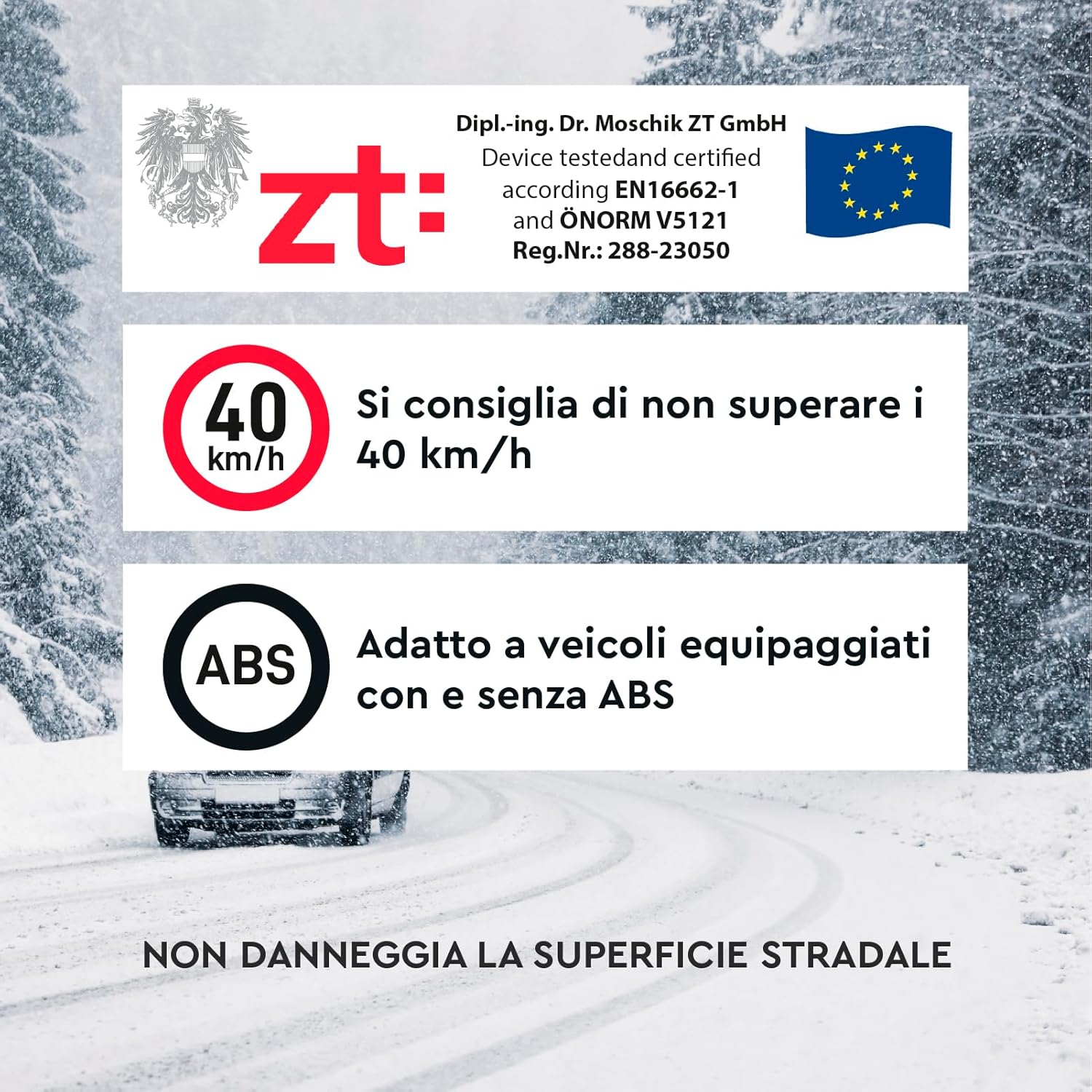Thumbnail 4 de DriveOnSnow AnchorGrip Taglia XXL 40 km/h