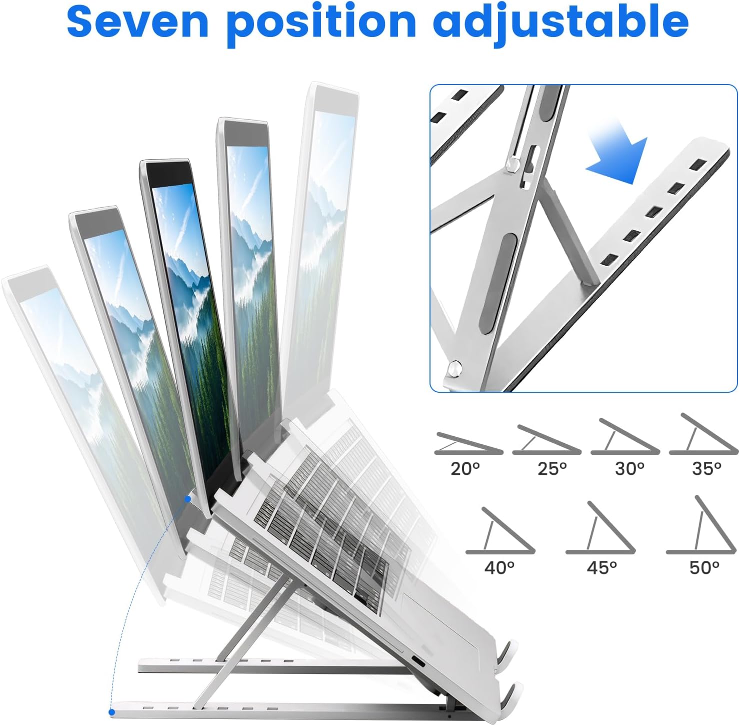 Detalle 2 de GrandMil laptop stand, 10 kg capacity