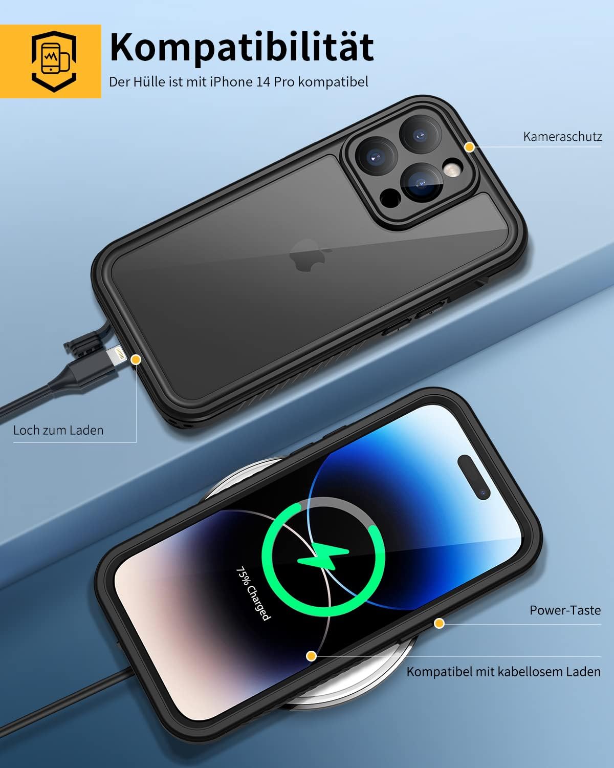 Thumbnail 5 de Lanhiem iPhone 14 Pro wasserdicht 6,1"