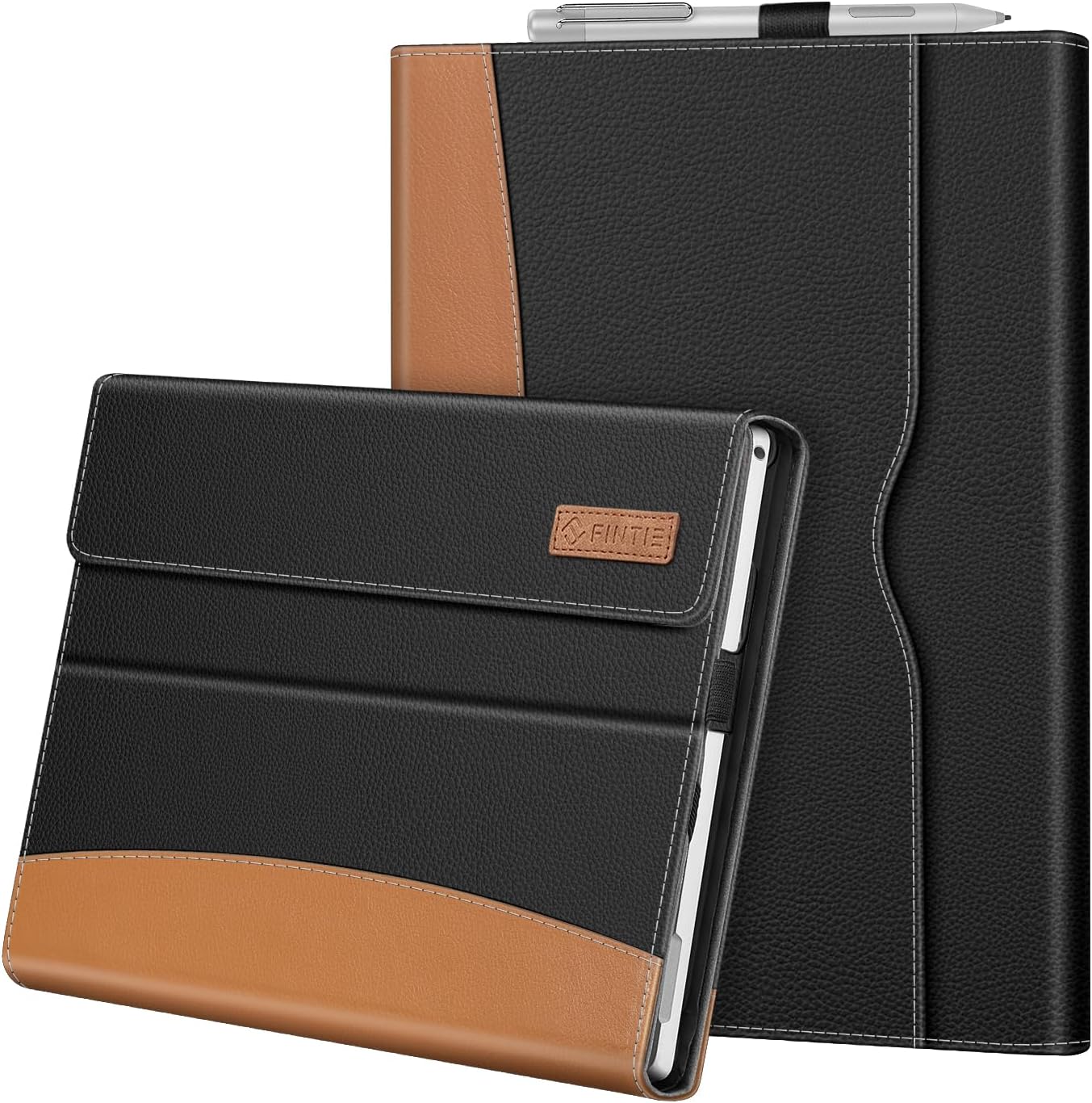 Detalle de FINTIE ECAB099US – etui do Surface Pro, kieszeń i magnetyczne zamknięcie