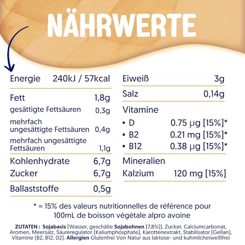Thumbnail 1 de Alpro Sojadrink Vanille – veganer Vanille-Genuss in 8 x 1 L
