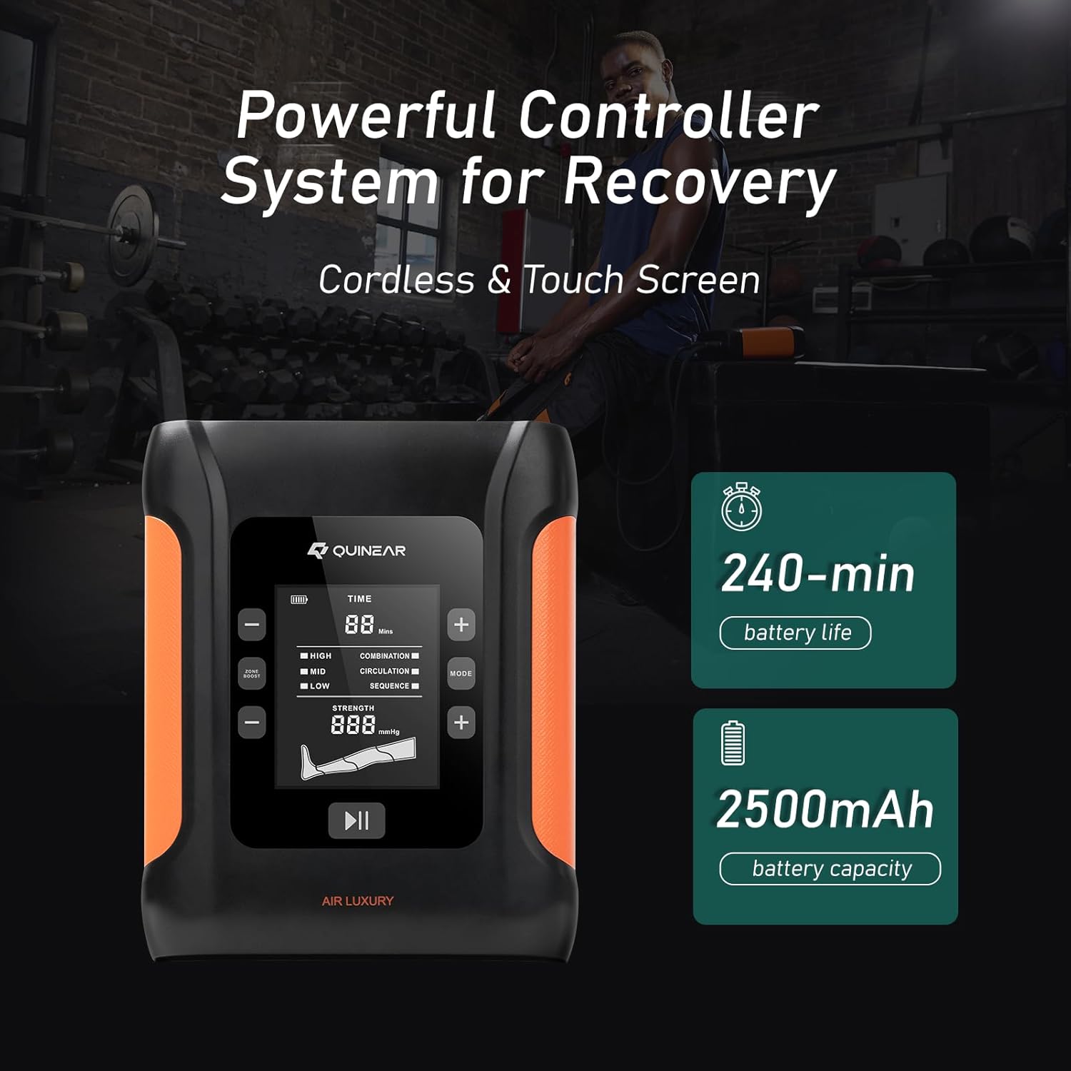 Detalle 2 de QUINEAR Professional Leg Recovery 2500mAh 🦵