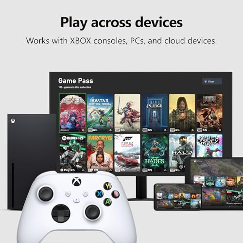 Thumbnail 5 de Xbox Wireless Gaming Controller (Robot White) — Enhanced Comfort, Versatile Connectivity