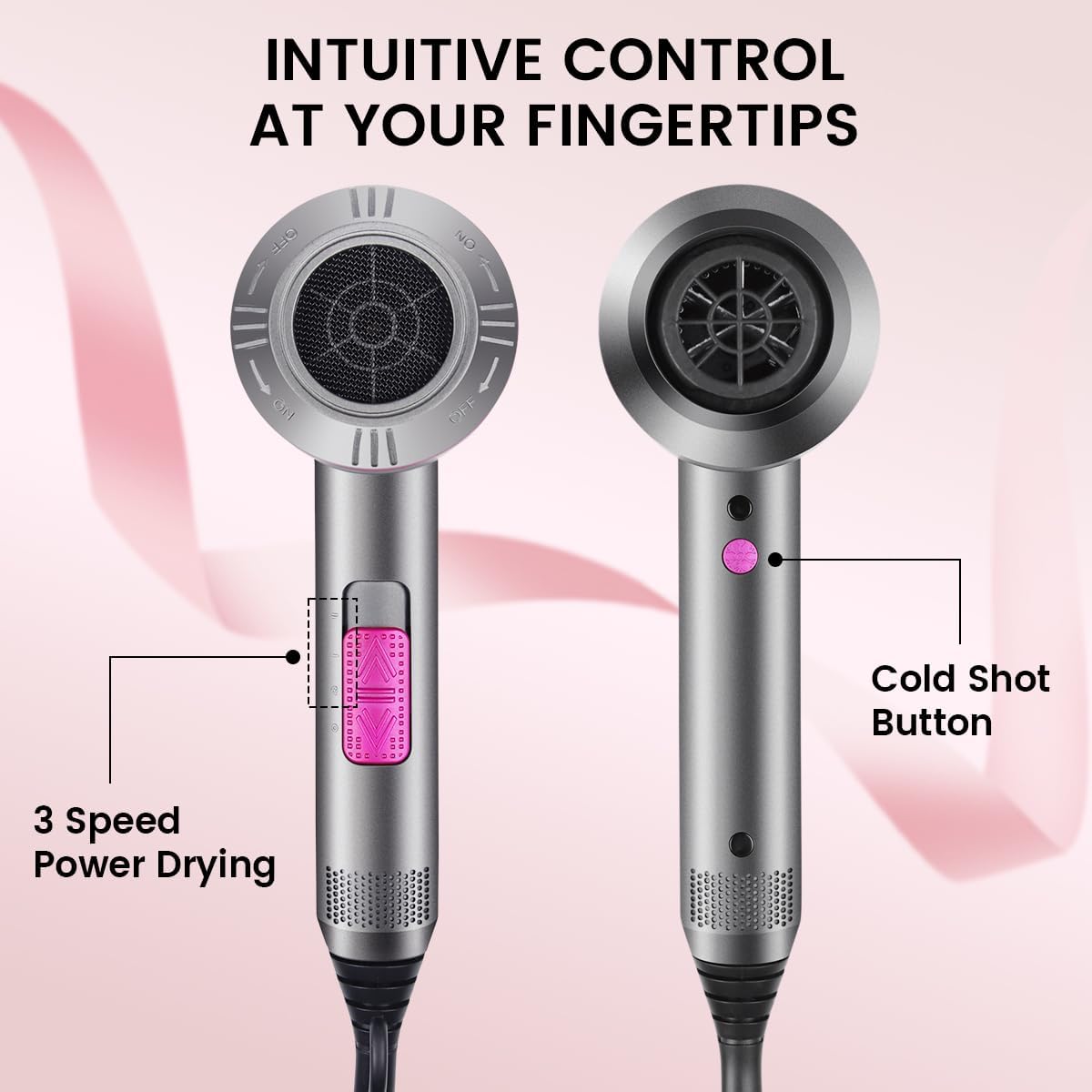 Detalle 2 de CASAMAA Professional Ionic Hair Dryer 1 diffuser