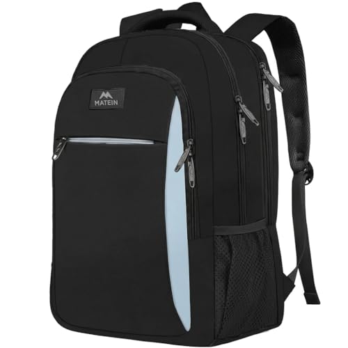 Detalle de MATEIN Sac à dos pour ordinateur portable 17,3 pouces, imperméable et antivol