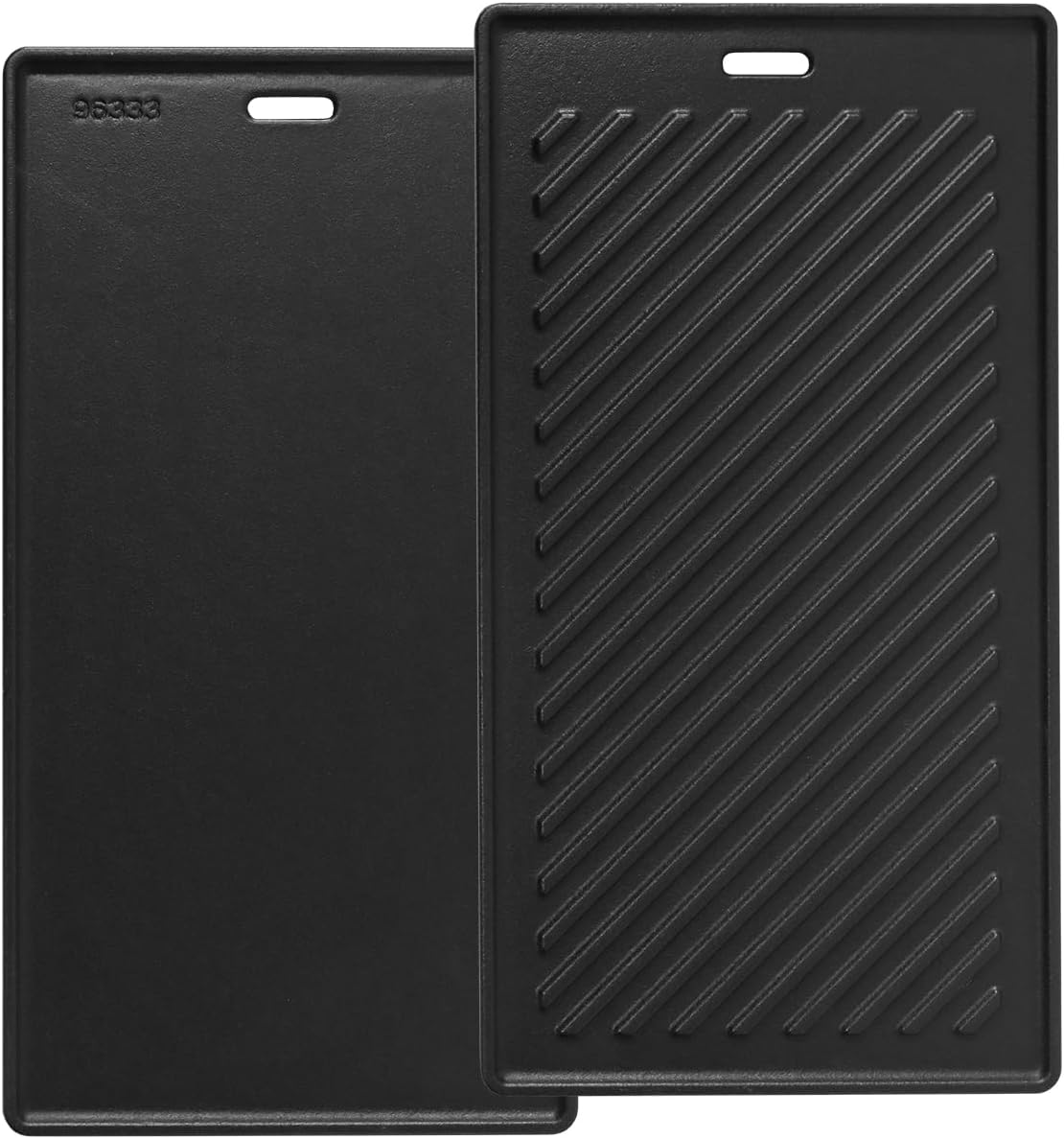 Thumbnail 6 de FIRXZYMZ 7646 Grillrost 45 x 32 cm für Weber Q300/ Q320/ Q3000/ Q3200 Serie – 2 Stück Gusseisen Rostset