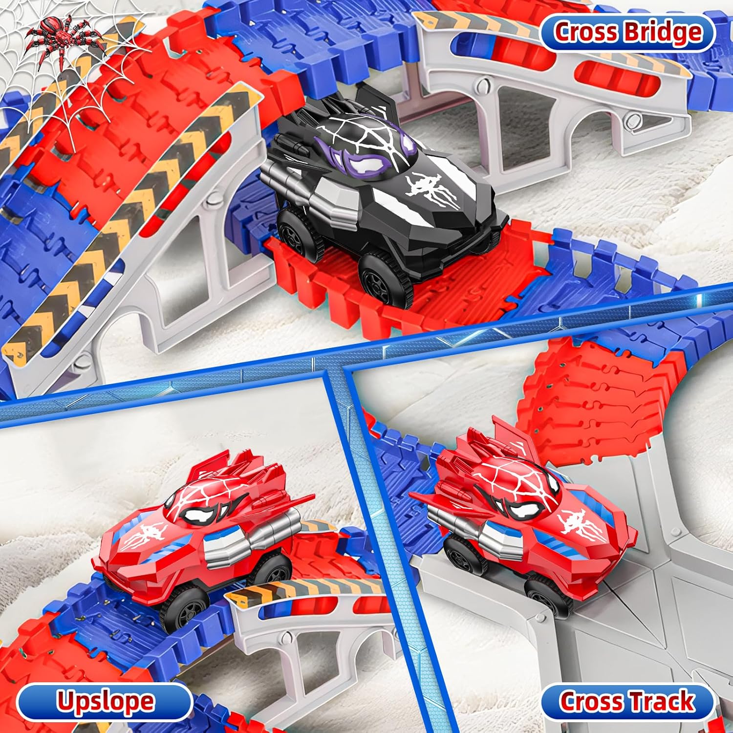 Detalle 2 de Spider Construction Race Track Set 212 pcs