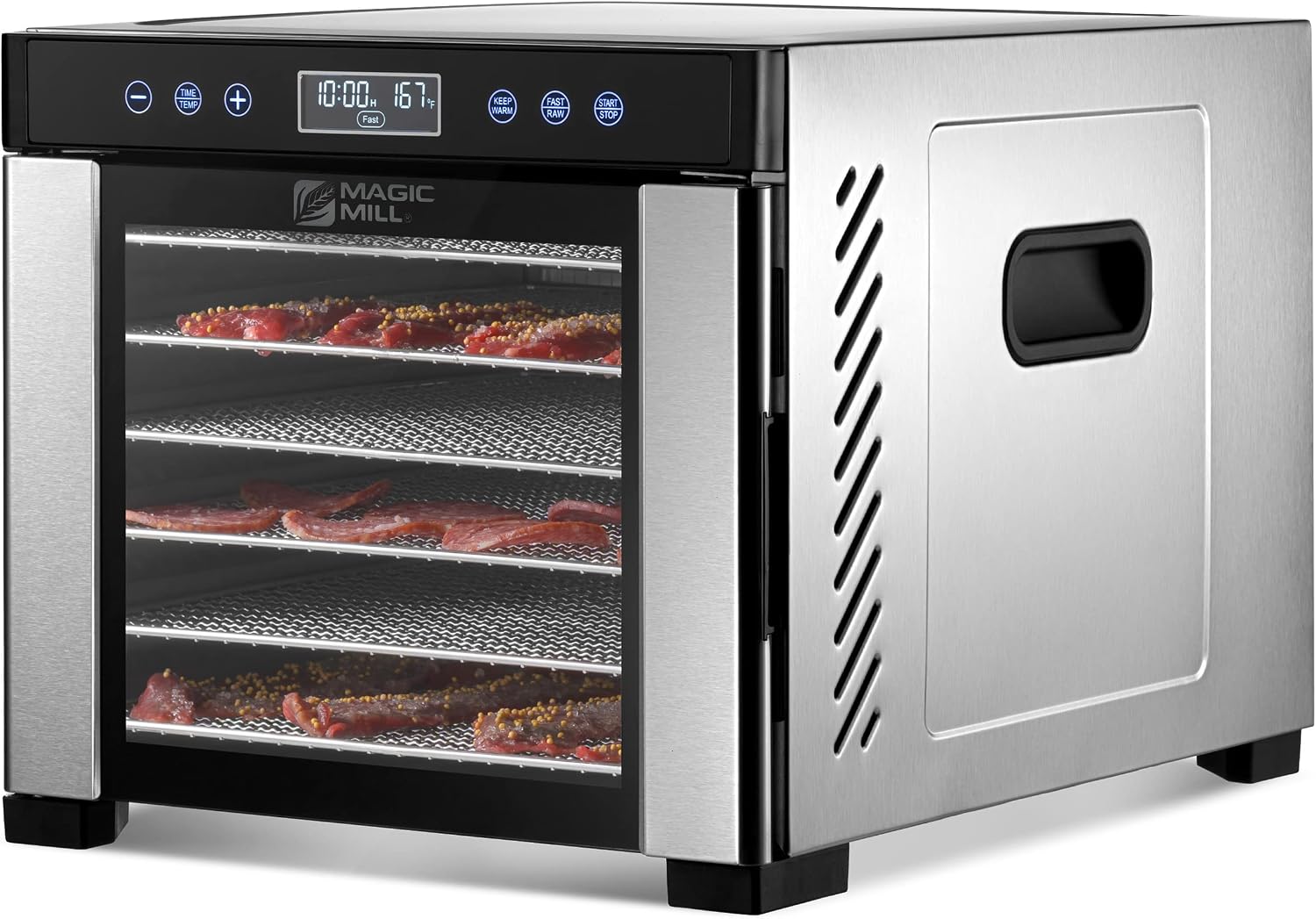 Detalle de Magic Mill Food Dehydrator with Stainless Steel Trays