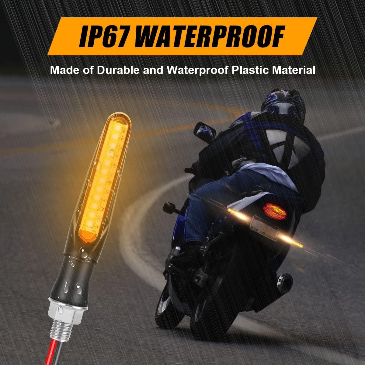 Thumbnail 5 de URAQT 4pcs Motorcycle Indicators