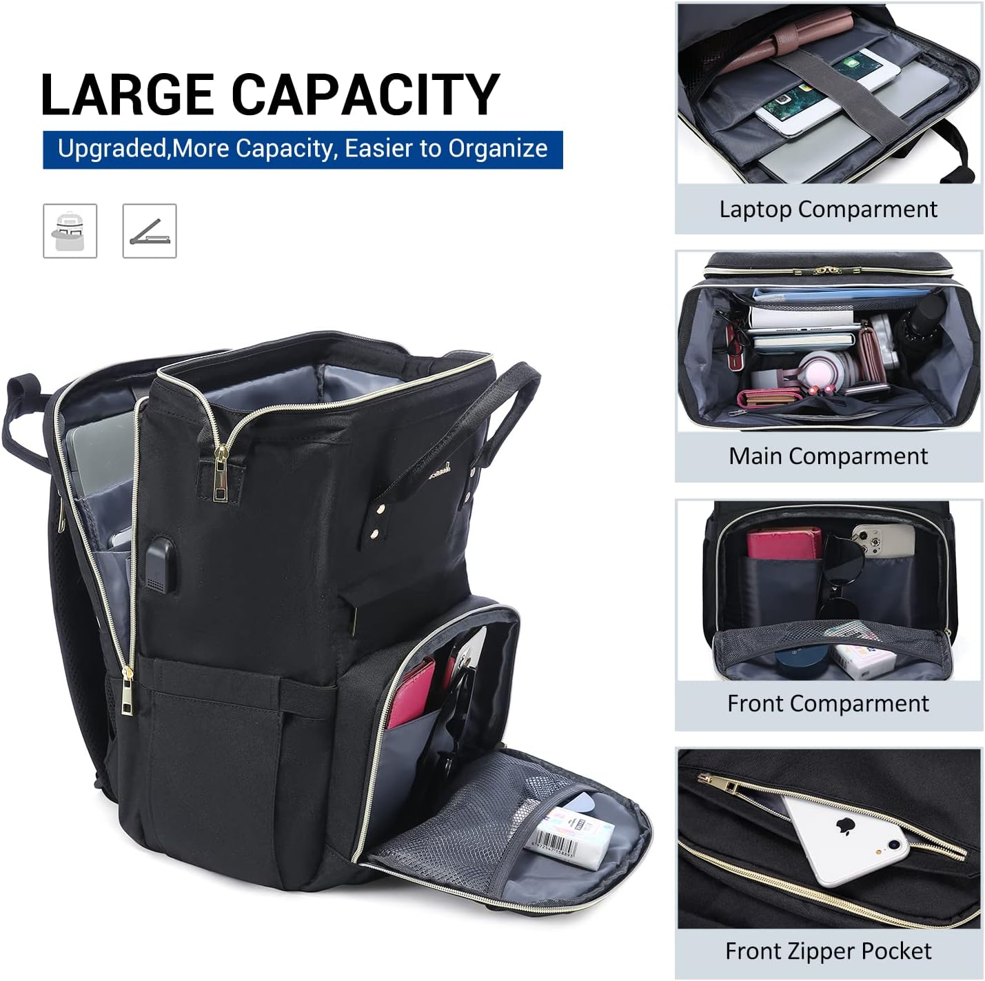 Thumbnail 1 de LOVEVOOK Laptop Backpack for 15.6 inch