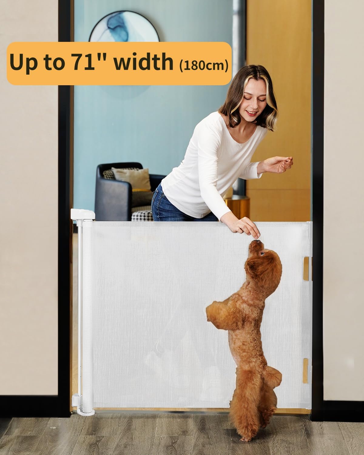 Thumbnail 1 de Retractable Baby Gate 180cm Wide