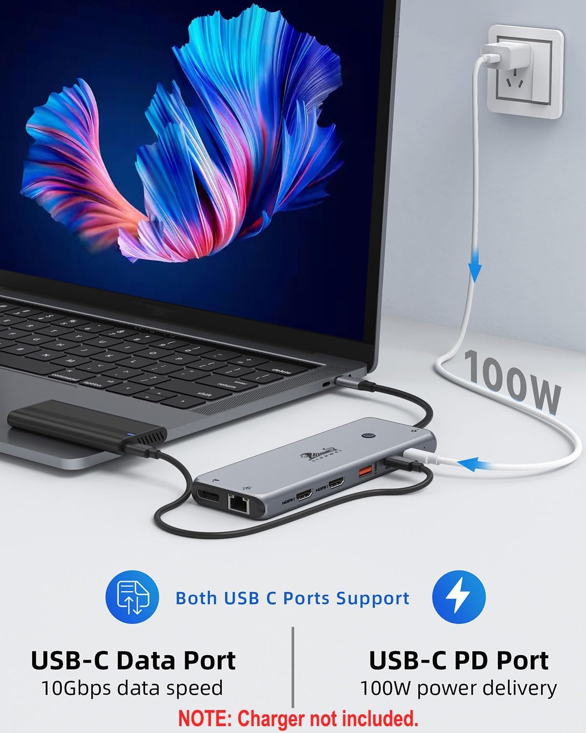 Thumbnail 4 de LIONWEI 13-in-1 USB C Docking Station 1GbE 🖥
