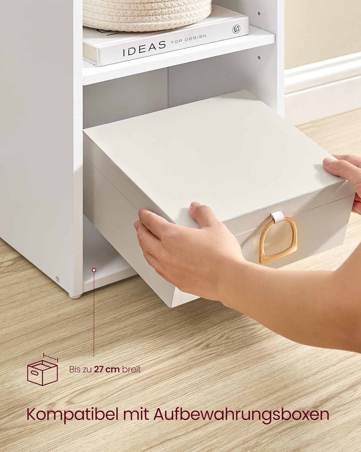 Thumbnail 4 de VASAGLE Custos Kollektion Bücherregal LBC411W01 – offenes 6‑stufiges Regal mit verstellbaren Einlegeböden