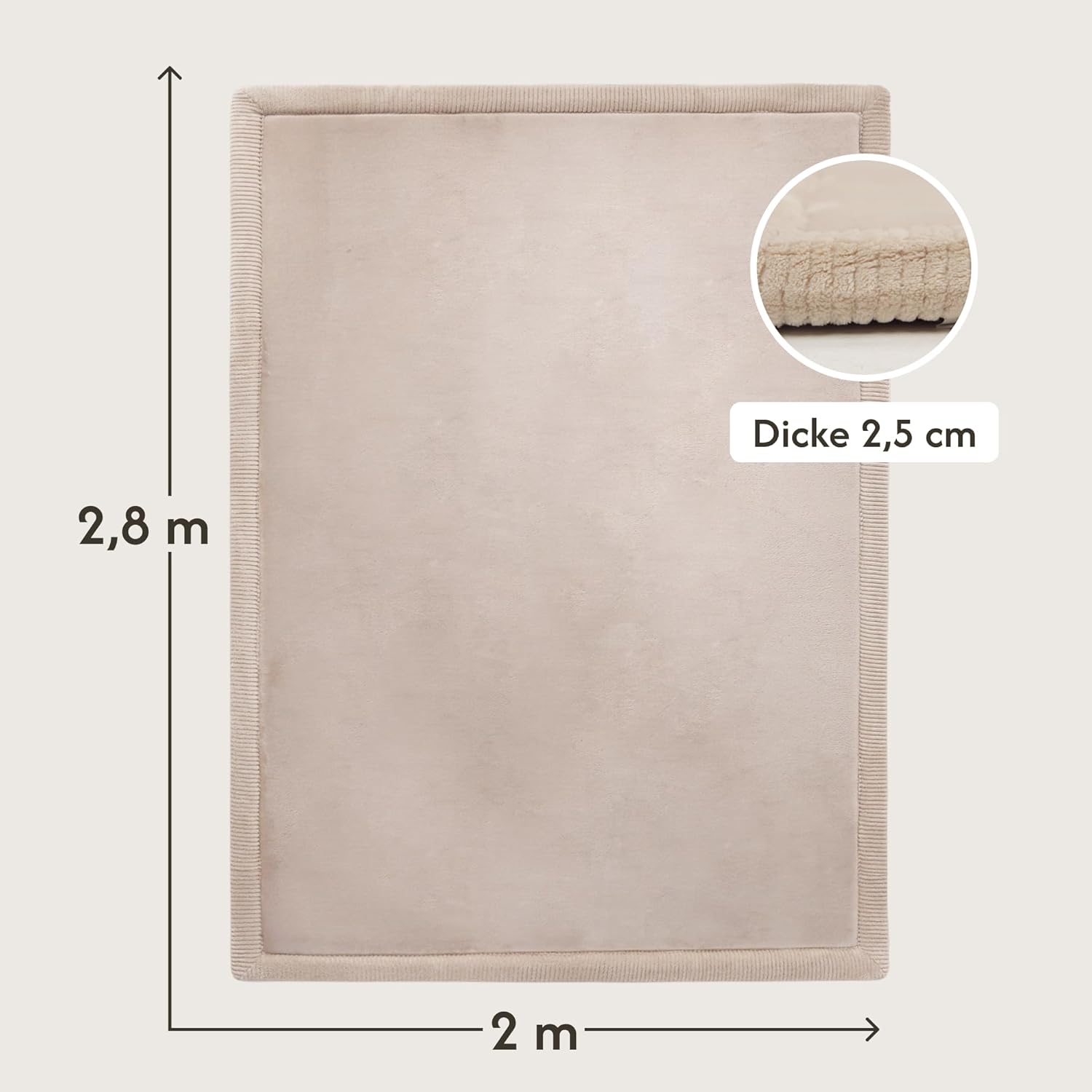 Thumbnail 1 de Hakuna Matte Wolkenweiche Spielmatte 280×200×2,5 cm