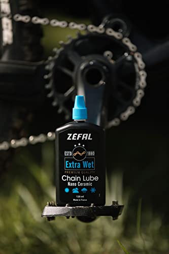 Detalle de ZEFAL Extra Wet Lube 120 ml — Lubrifiant céramique premium pour chaîne vélo