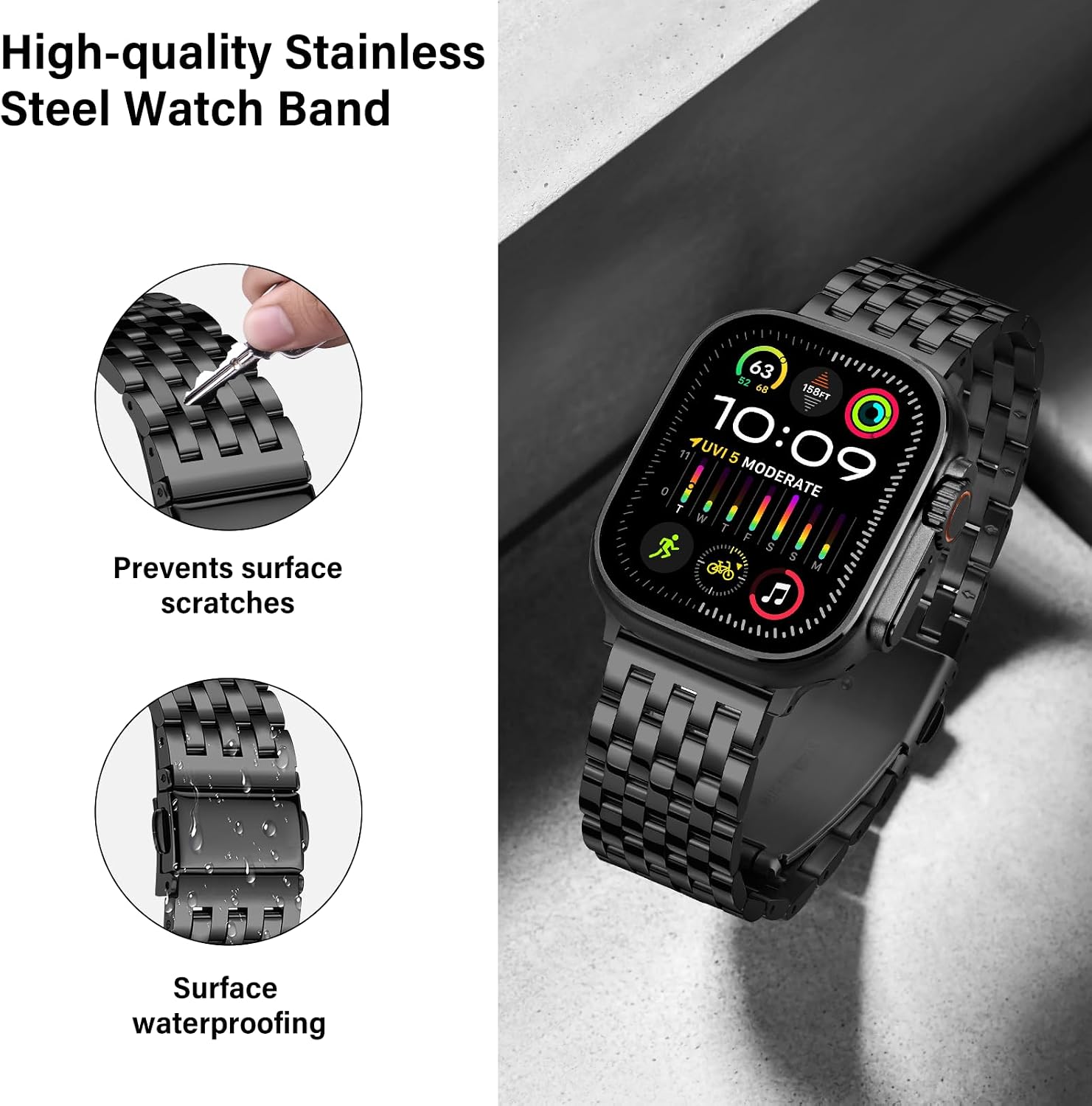 Thumbnail 5 de Tasikar Metal Watch Strap for Apple Watch 42mm