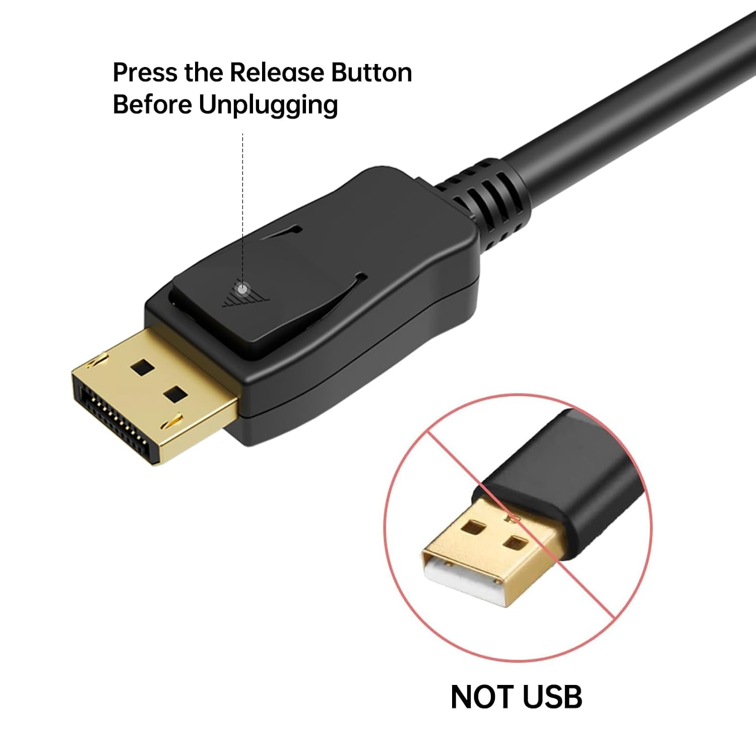 Thumbnail 4 de BENFEI 4K DisplayPort to HDMI 6ft cable 🔌