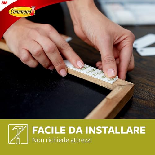 Detalle de Command Strisce Appendiquadri Extralarge XL, 10 Paia (20 Strisce) – Per Quadri Pesanti e Oggetti Osservabili