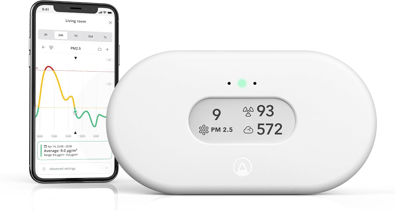 Detalle de Airthings View Plus 7 sensori monitor radon 🏠