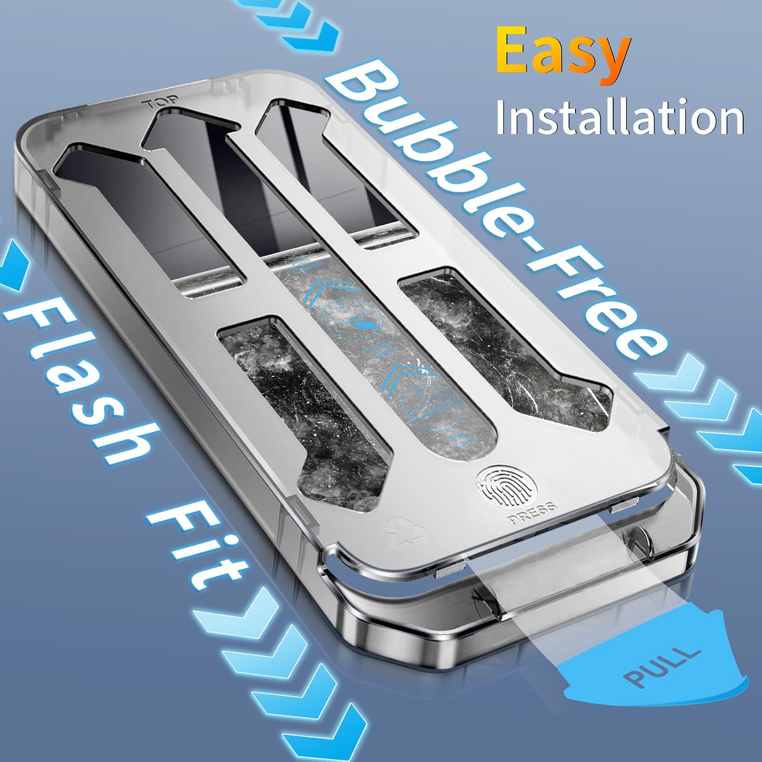 Detalle 2 de Tentoki Protector Pantalla Privacidad para iPhone 17 Pro Max 6,9