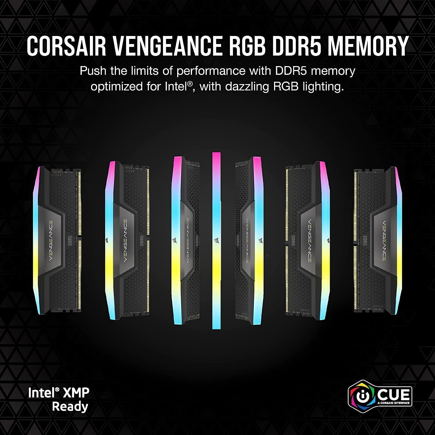 Thumbnail 1 de CORSAIR Vengeance RGB DDR5 RAM 32GB (2x16GB) up to 6000MHz CL36 — CMH32GX5M2E6000C36