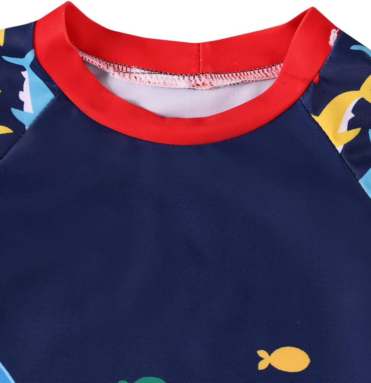 Detalle de WYTbaby Costume da bagno per bambini – set 3 pezzi, UV protection, a due pezzi con cappello, taglie da 3 mesi a 3 anni