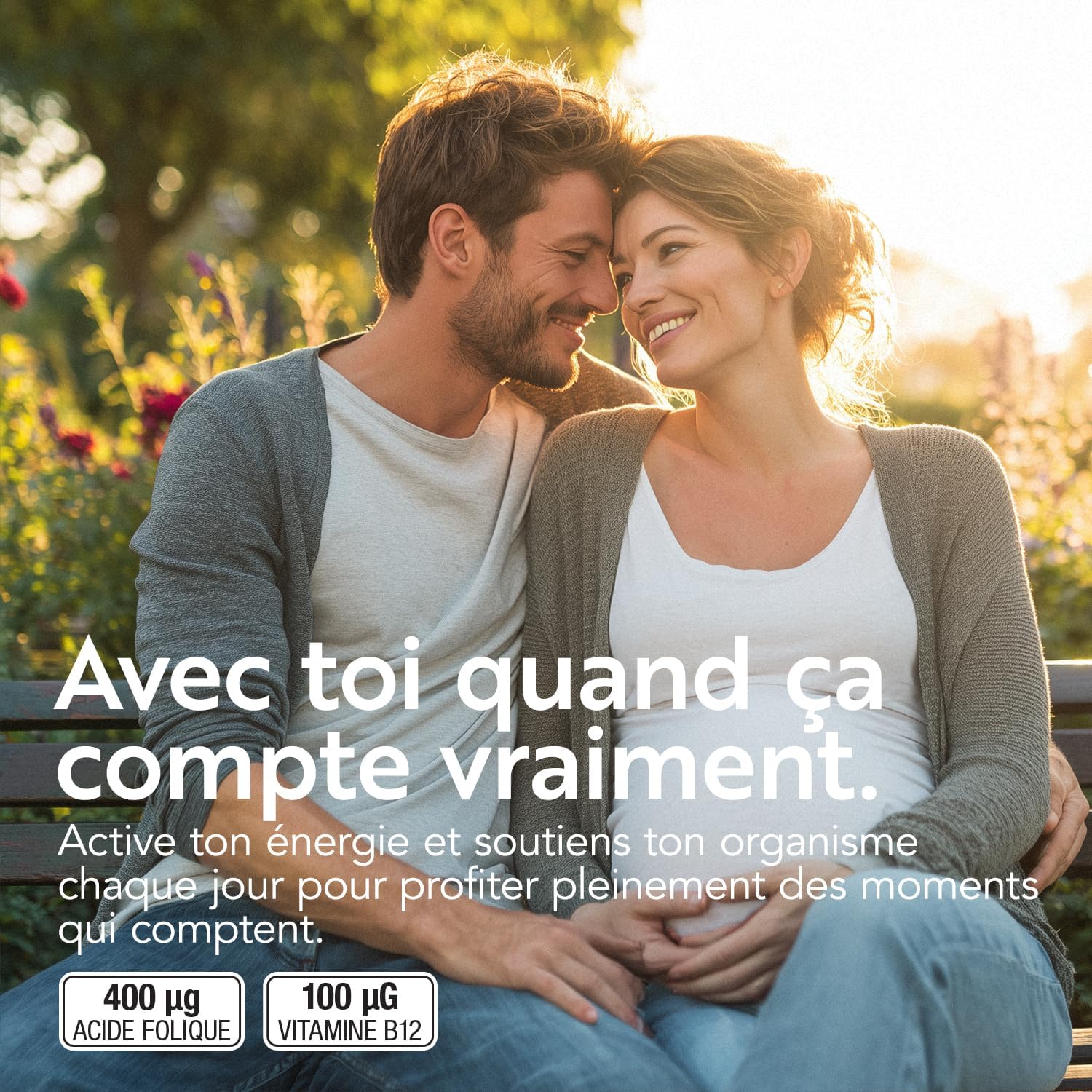 Detalle de +LIFE Acide folique 400 µg avec B12 – 160 comprimés, 1 par jour