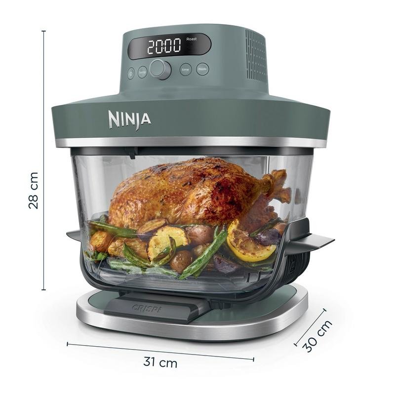 Detalle 2 de Freidora de Aire Ninja AS101EUGY 8L 2100W: Air Crisp y Multifunción para cocinar sin aceite