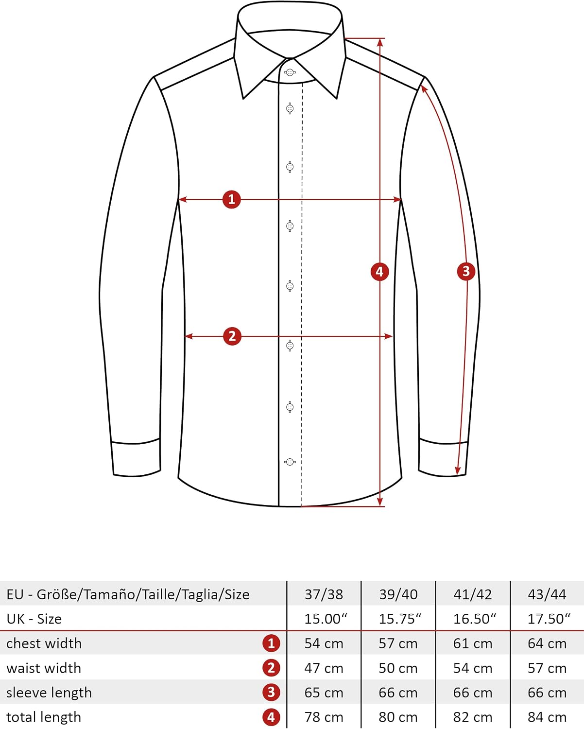 Thumbnail 5 de Vincenzo Boretti Chemise slim-fit à taille cintrée en sergé, infroissable