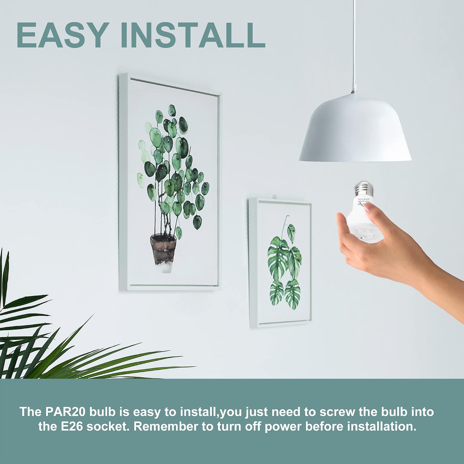 Thumbnail 5 de LumStory L-PARW7 PAR20 LED Bulbs, 12-Pack, 5000K Dimmable, E26