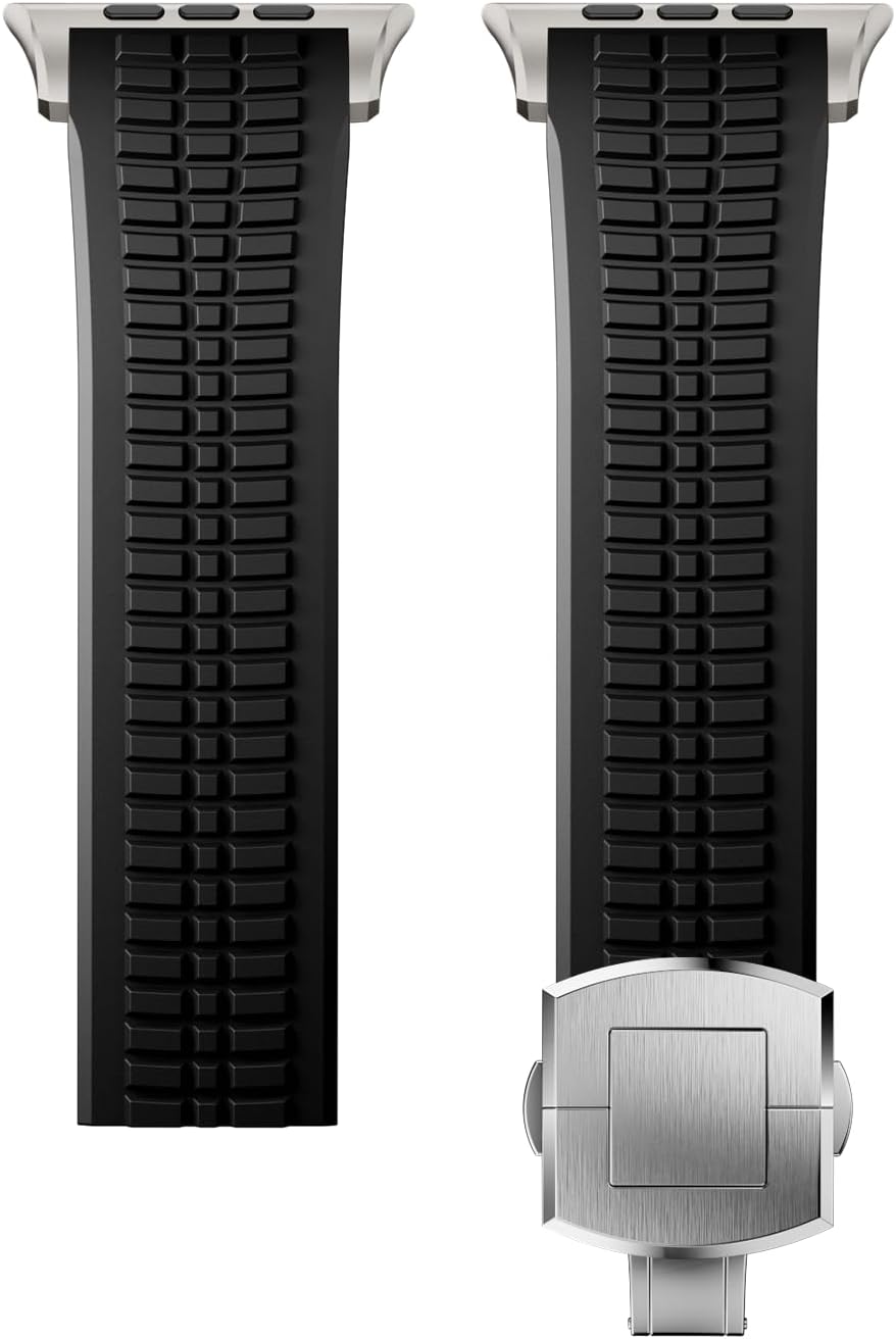 Thumbnail 3 de VKEOO modern silicone watch band for Apple Watch Ultra 2 / Ultra and Series 10–7 (44mm–49mm)