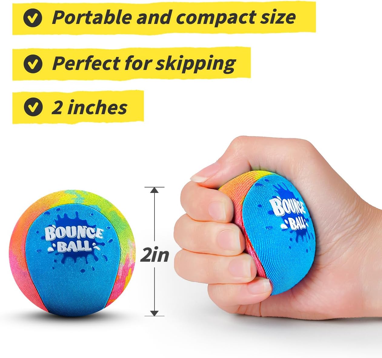 Thumbnail 6 de KmmiFF Wasser-Sprungball im 2er-Set für Kinder (5–12 Jahre) – Bounce Balls für Strand, See und Pool