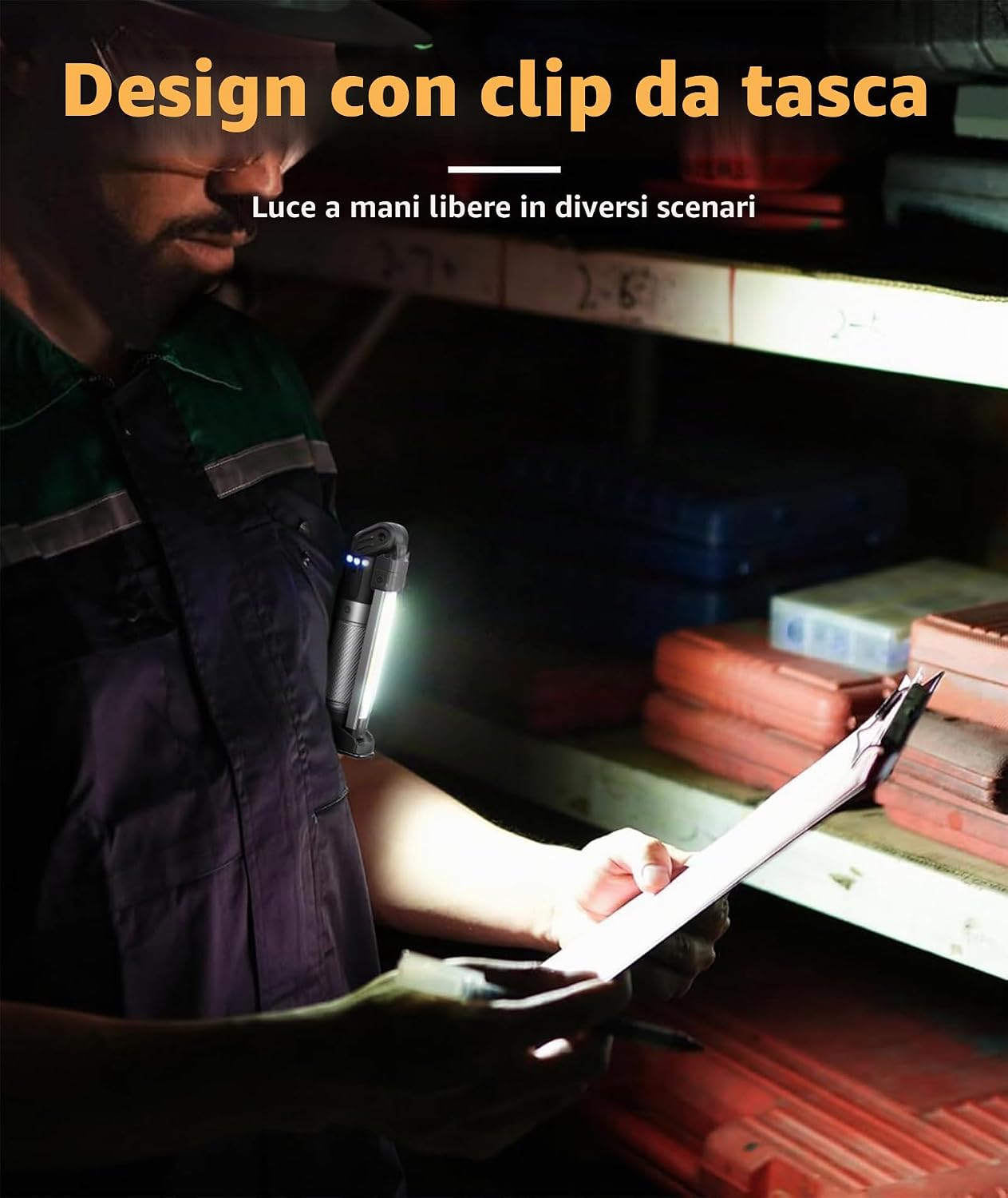 Thumbnail 6 de HOTLIGH lampada da lavoro 800 lumen