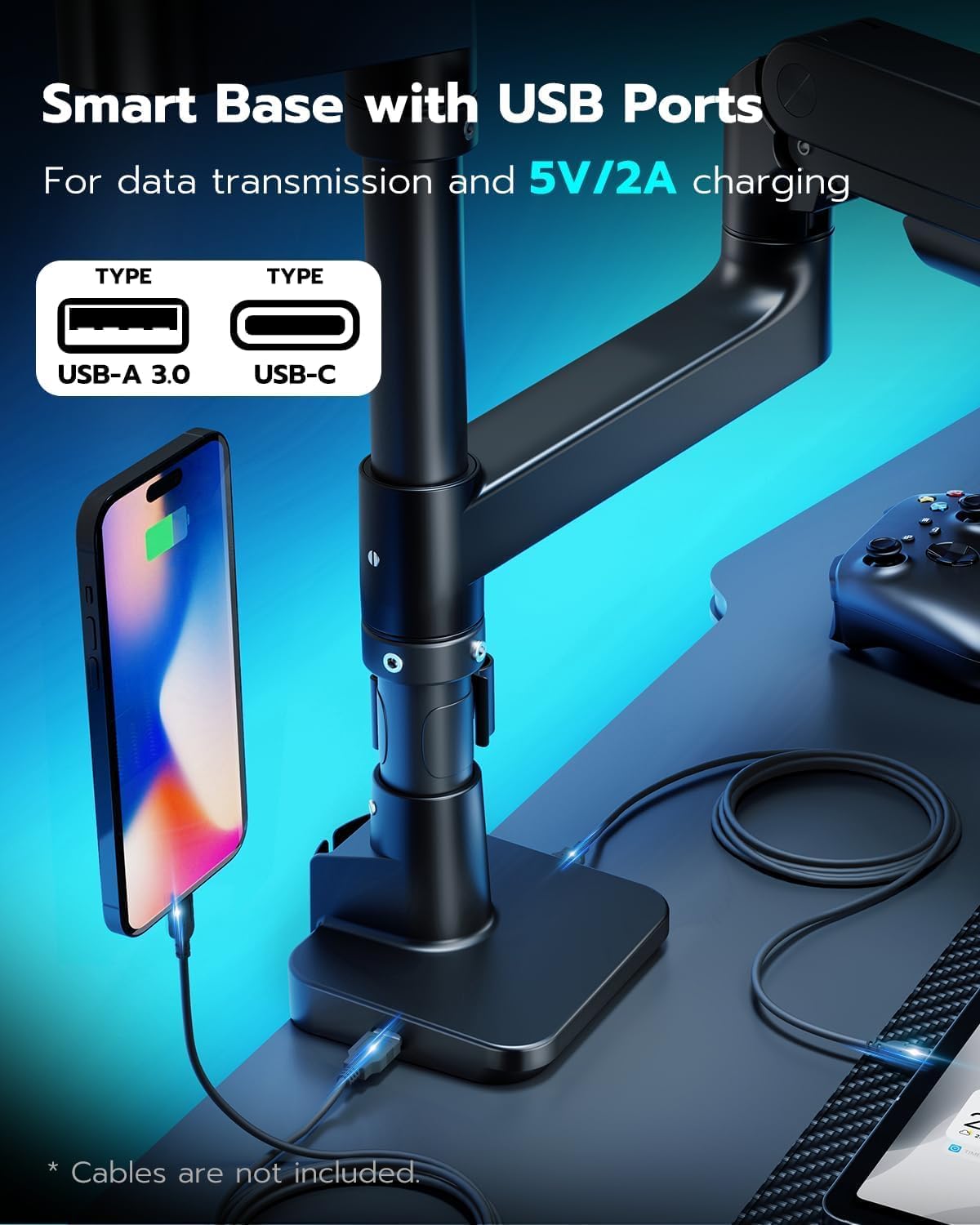 Thumbnail 6 de ARES WING Dual Monitor Stand 49"