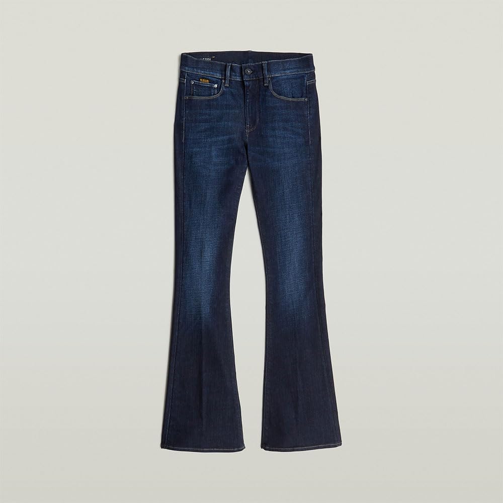 Detalle de G-STAR Donne 3301 Flare Jeans – jeans a zampa, stile urbano e comfort