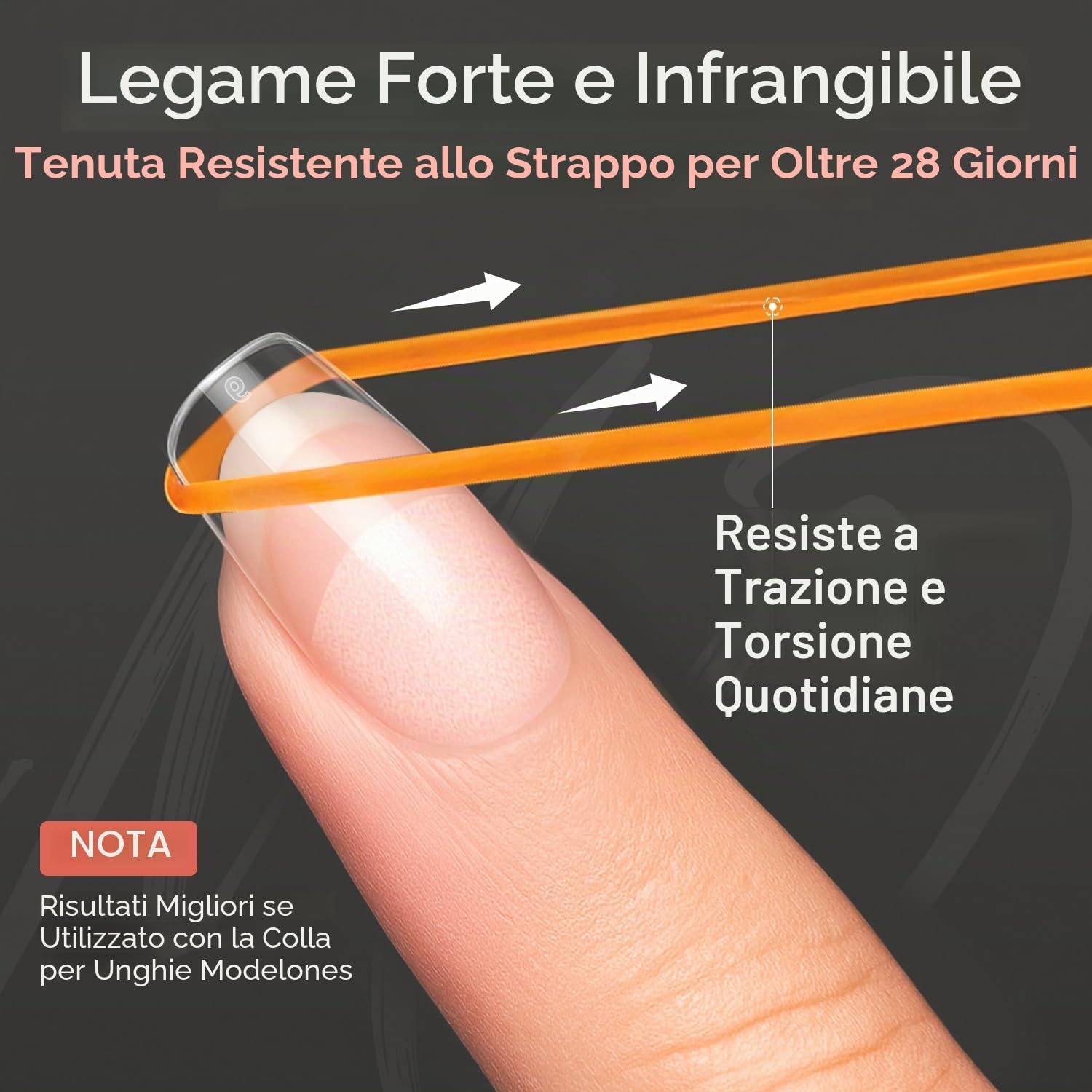 Thumbnail 6 de Modelones 360 pezzi Unghie Finte con 15 Misure in Gel – Copertura Completa, Coffin corta XS, Semi Matte