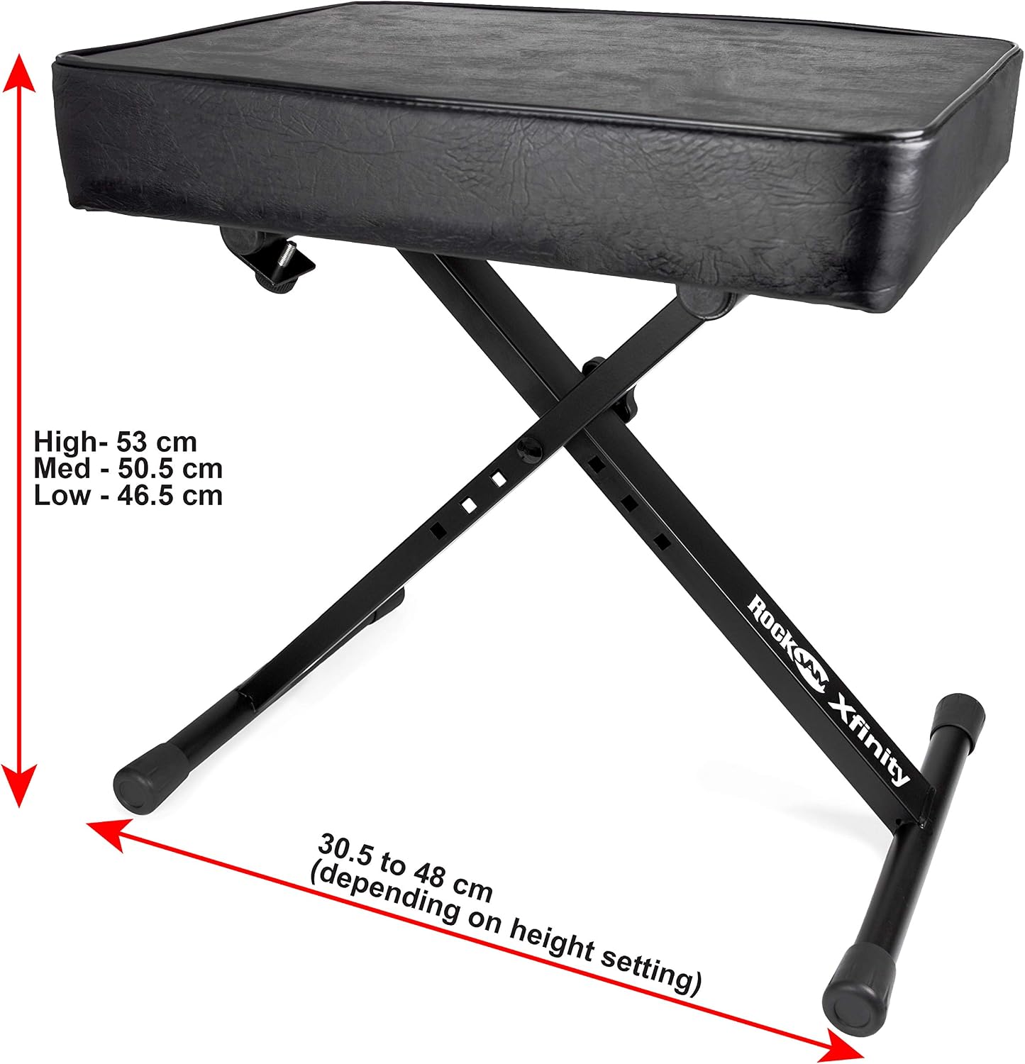 Thumbnail 1 de RockJam Adjustable Piano Bench & Keyboard Stool