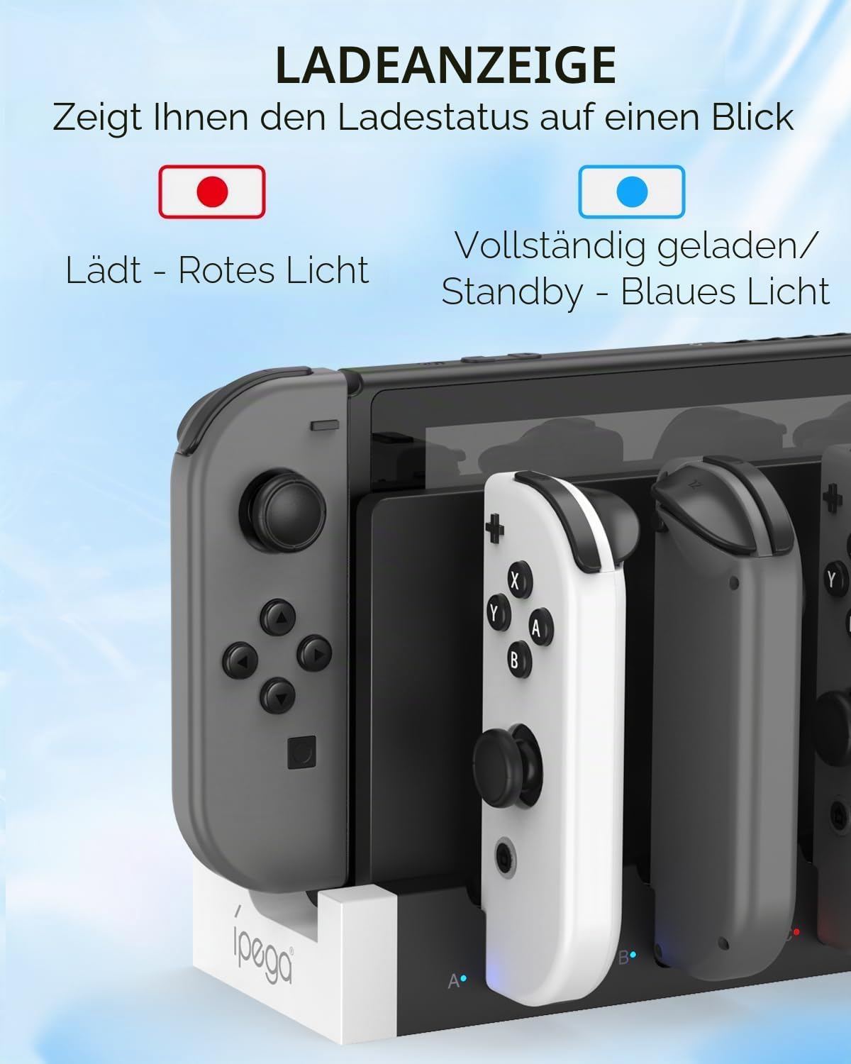 Thumbnail 4 de FYOUNG Ladestation für Joy-Con 4er