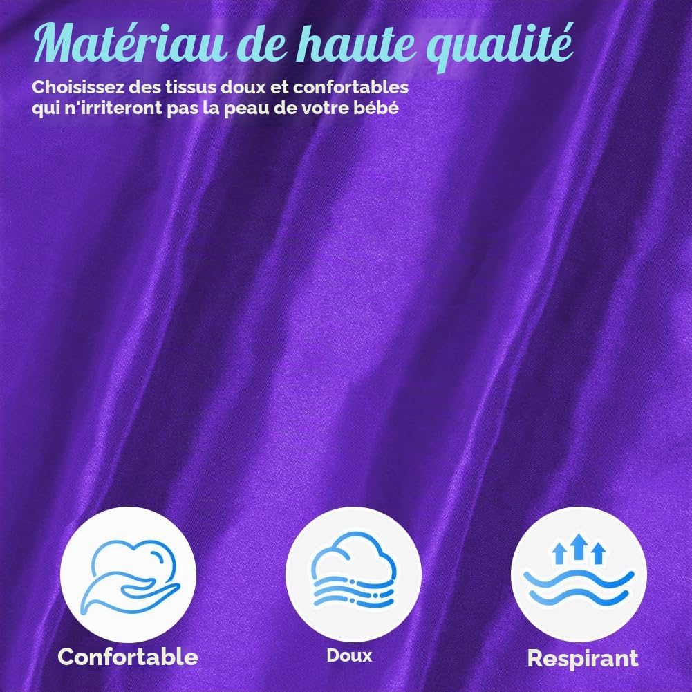 Detalle 2 de AUYAO 5040770 superheldencape voor volwassenen, polyester met capuchon