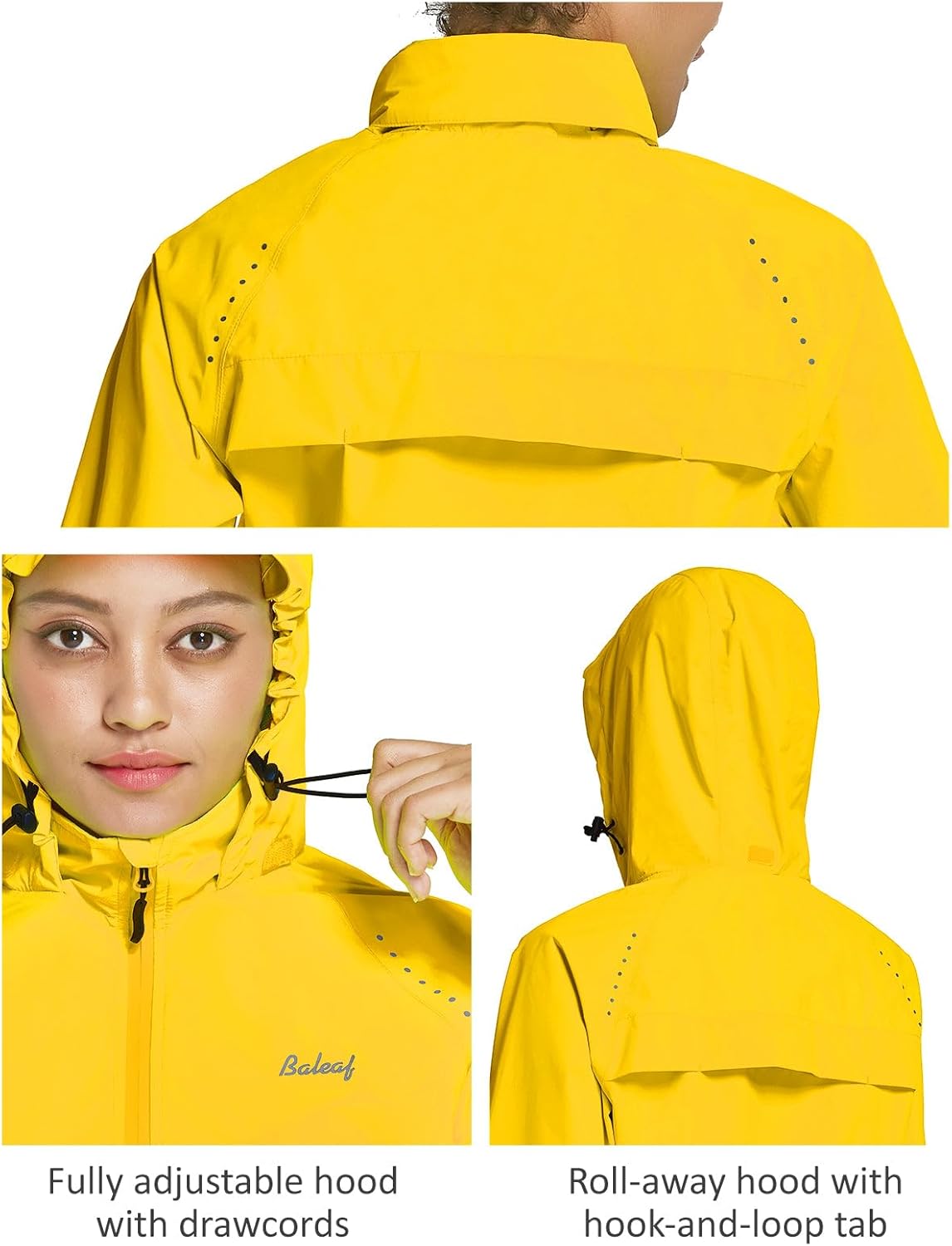 Detalle 1 de baleaf Women's Waterproof Windbreaker Jacket 1️⃣